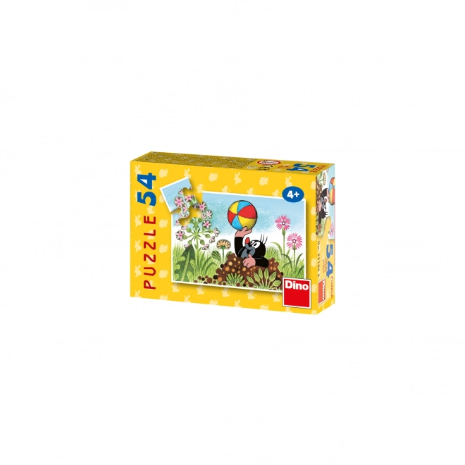 Dino paper puzzle little mole 54 pieces