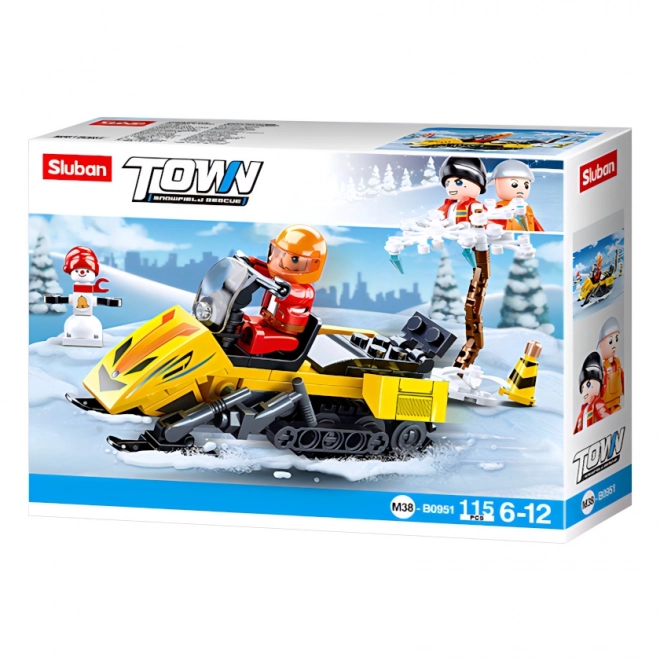 Winter Rescue Snowmobile by Sluban