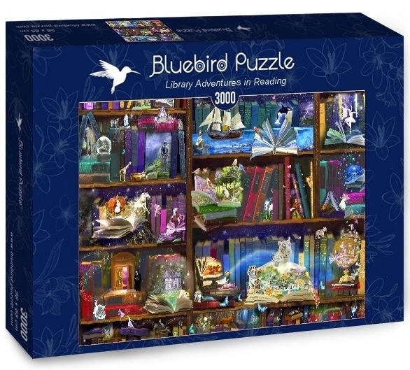 Bluebird Adventure Library Puzzle 3000 Pieces