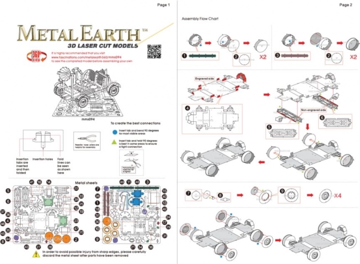 Clear pictorial instructions