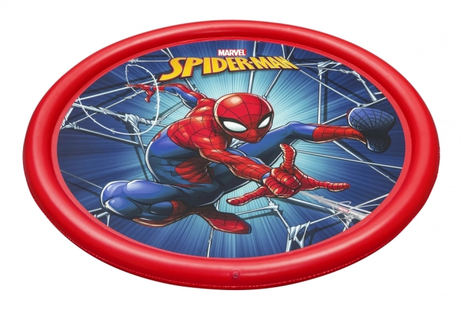 Inflatable Splash Mat with Fountain featuring Spider-Man