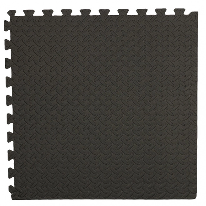 Educational Foam Puzzle Mat Black 60 x 60 cm 4 Pieces