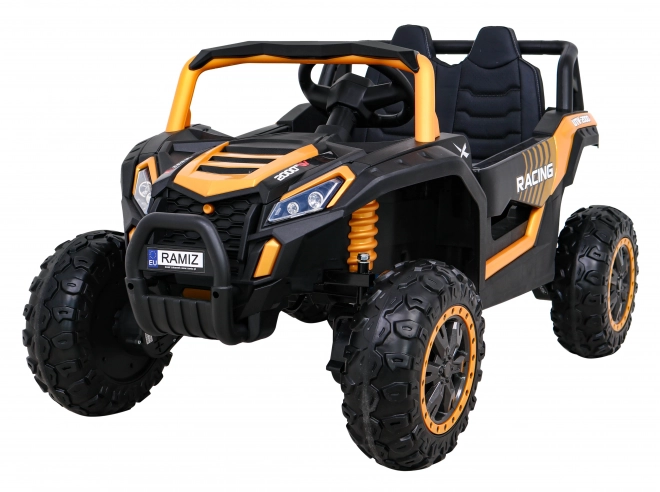 Buggy UTV 2000M samochód wyścigowy z baterią + dźwięki MP3, światła + pilot + start wolny – Złoty