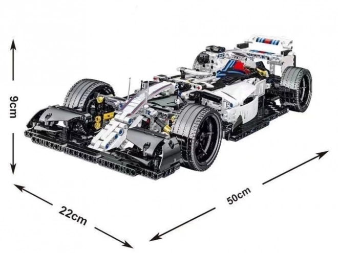 Technical Brick Set Racing Car F1 Model