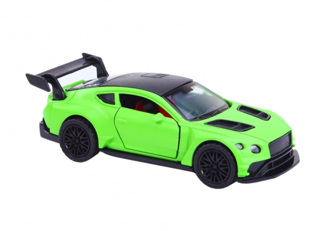 Green Friction-Powered Sports Car 1:32 Scale