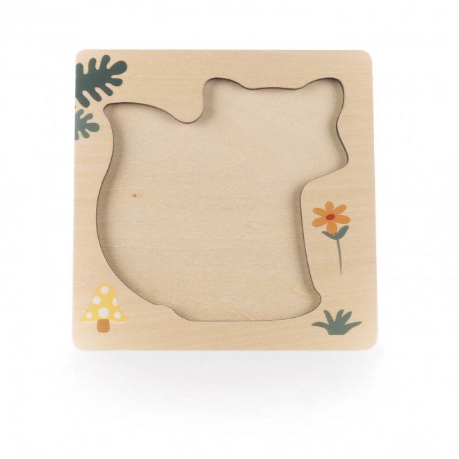 Wooden Animal Puzzle Small Fox