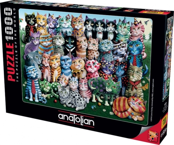 Cat Family Reunion Puzzle 1000 Pieces