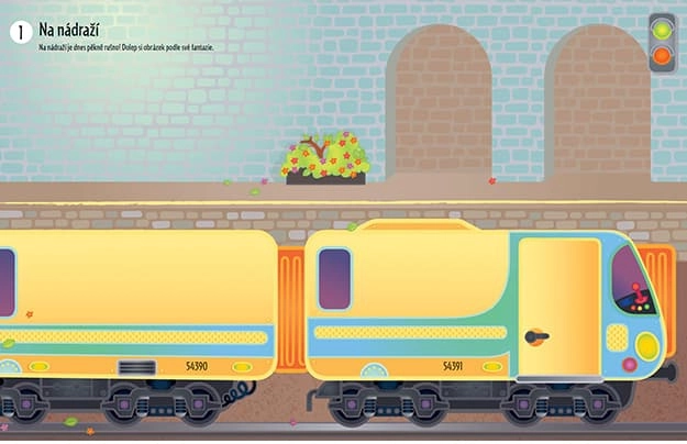 Sticker Book Trains