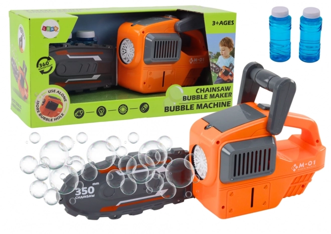 Bubble Machine Chainsaw Orange