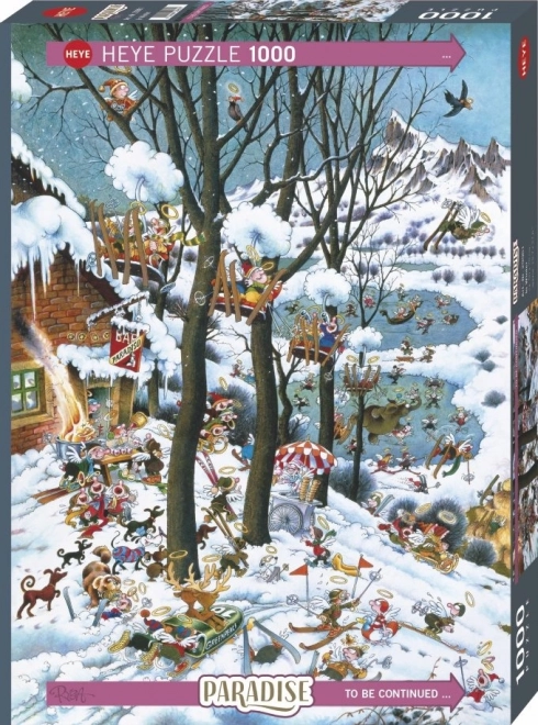 Puzzle Raj zimowy 1000 elementów