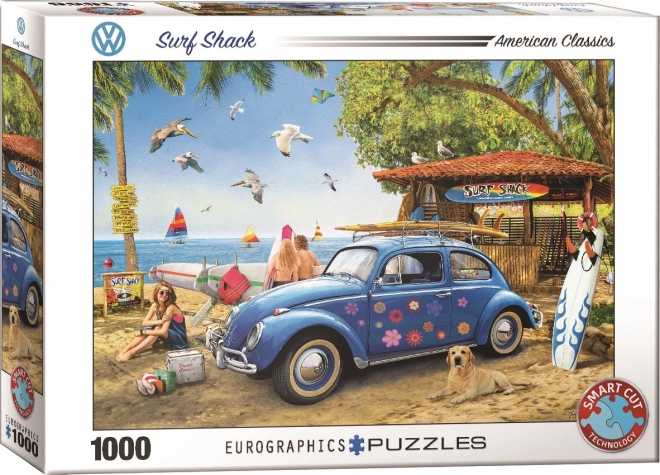 VW Surfer Beetle 1000 Piece Puzzle