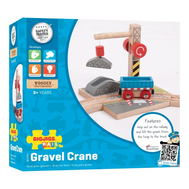 Bigjigs Rail Gravel Crane