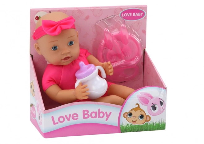 Baby Doll With Feeding Accessories