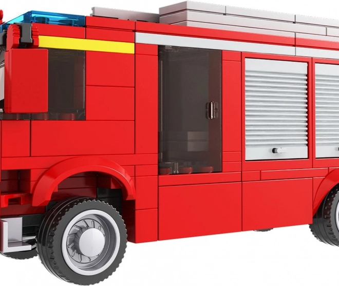 Brixies Plus Brandweerwagen bouwpakket