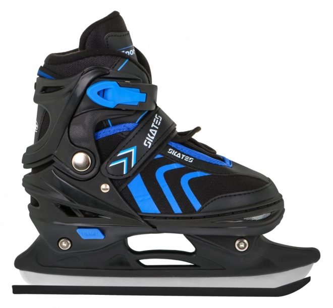 4-in-1 Skates Rollerblades Ice Skates for Kids Size 34-38 Blue