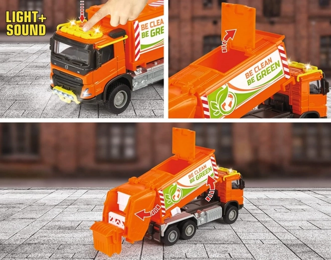 Volvo Garbage Truck Toy by Majorette