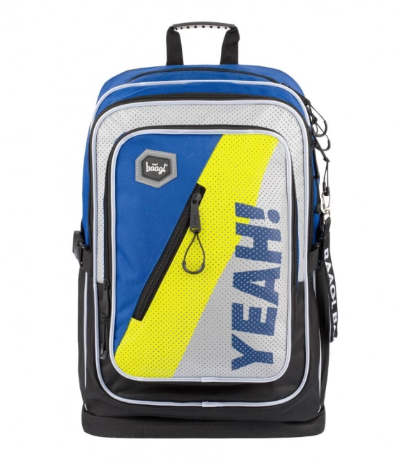 School Backpack Cubic Neon