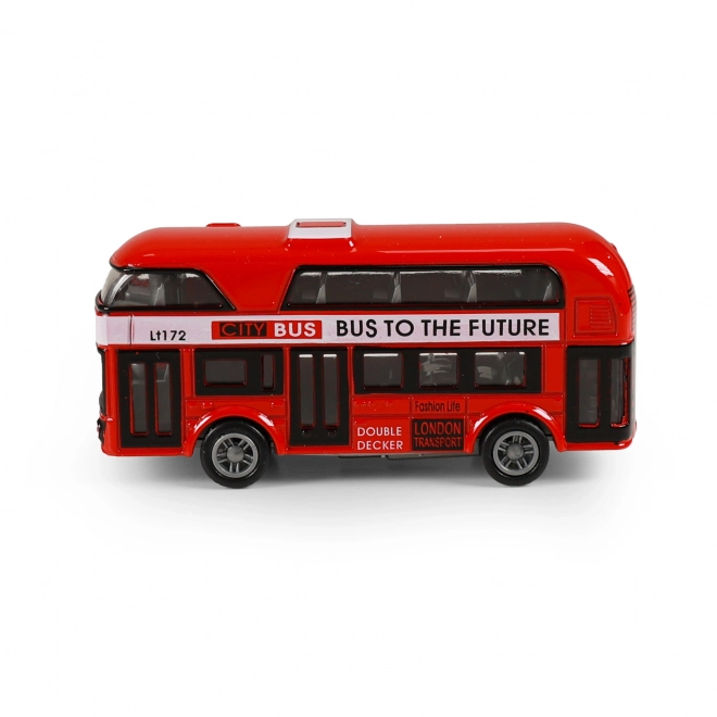 Red London Double Decker Bus Toy