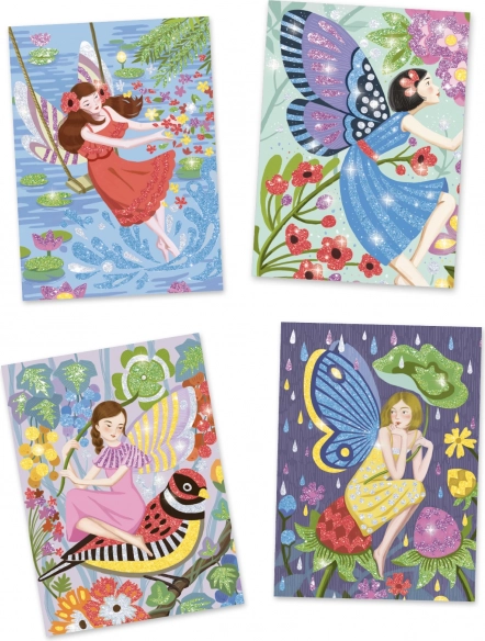 Sparkling Magic Fairies Sand Craft by Djeco