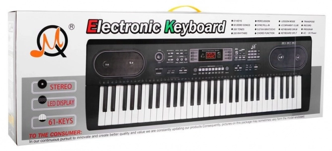 Multifunkční klávesnice pro děti 5+ s mikrofonem a metronomem