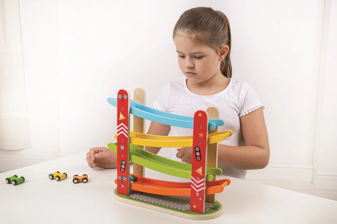 Wooden Racing Track by Bigjigs Toys