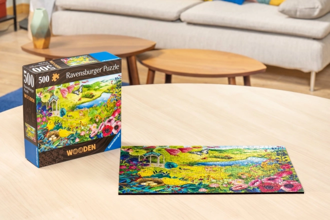 Wooden Puzzle Wild Garden 500 Pieces