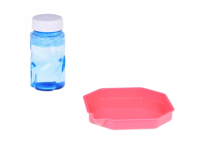 Bubble Gun Light with Soap Solution for Kids