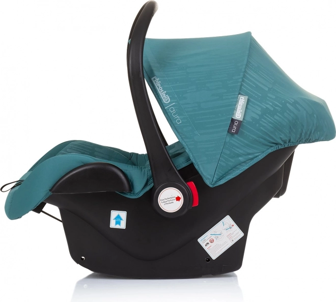 Chipolino Car Seat Aura I-Size 40-85cm Macadamia – Teal