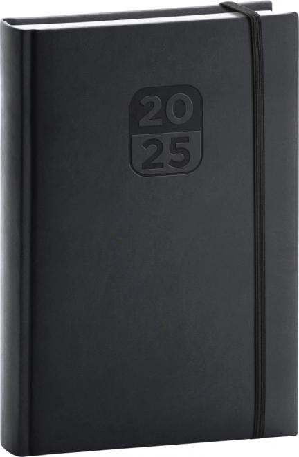 Notique Daily Planner Aprint Top 2025 in Black