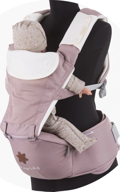 Chipolino Baby Carrier Hip Star Rose Water