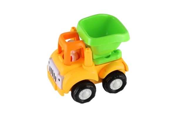 Plastic Farm and Construction Vehicles Set with Pull-Back Action