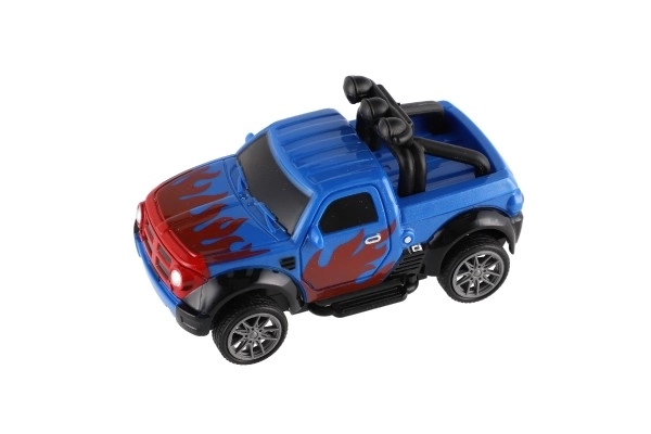 Off-Road Plastic Toy Car with Dual Sides Pull-Back