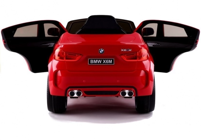 Battery-Powered BMW X6 Red Ride-On Car