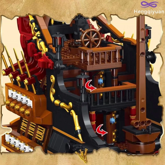 Pirate Ship Building Blocks Set