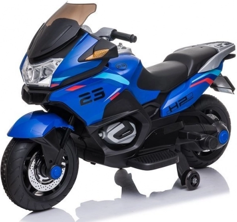 Children's Battery-Powered Motorcycle Blue