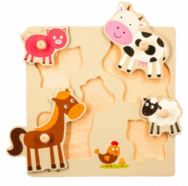 Wooden Animal Puzzle for Kids