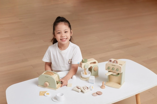 Wooden Toaster Toy Set