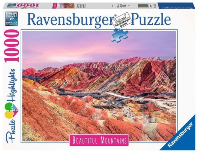 Ravensburger Rainbow Mountains Puzzle 1000 Pieces