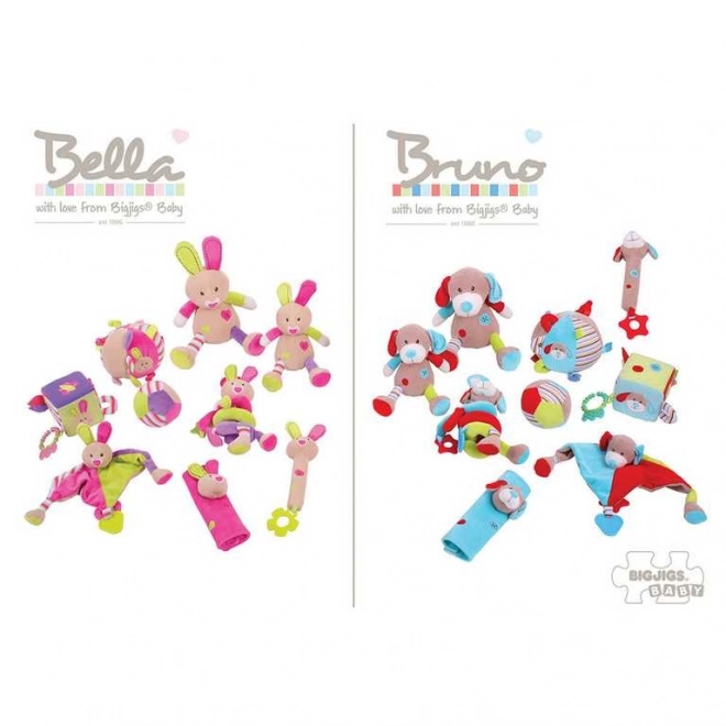 Bigjigs Baby Textile Motor Skills Ball Bruno the Dog