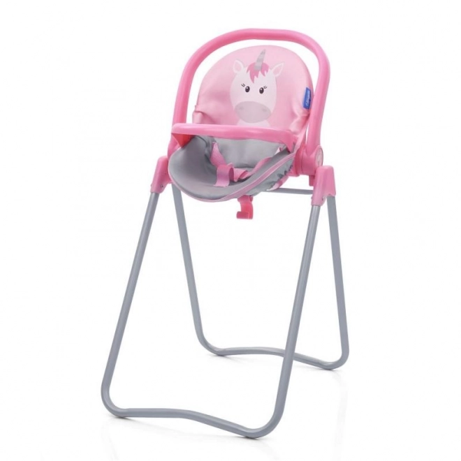 3-in-1 Unicorn Doll High Chair