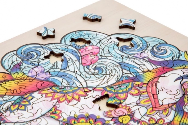 Wooden Unicorn Puzzle