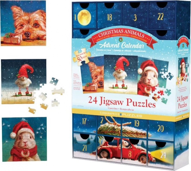 Eurographics Advent Calendar Puzzle: Christmas Animals