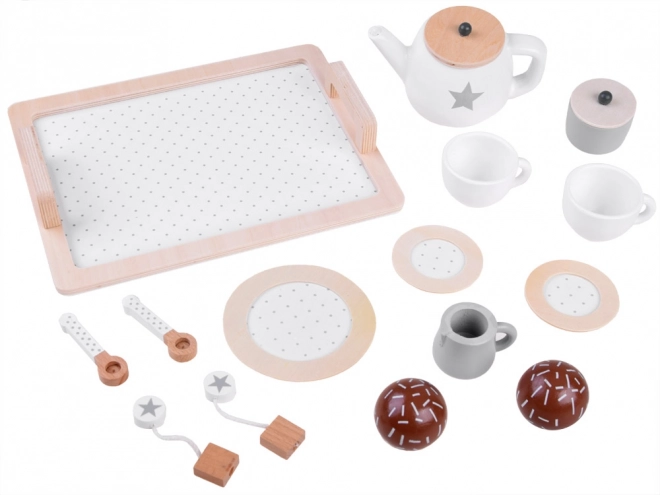 Charming Wooden Tea Set for Children