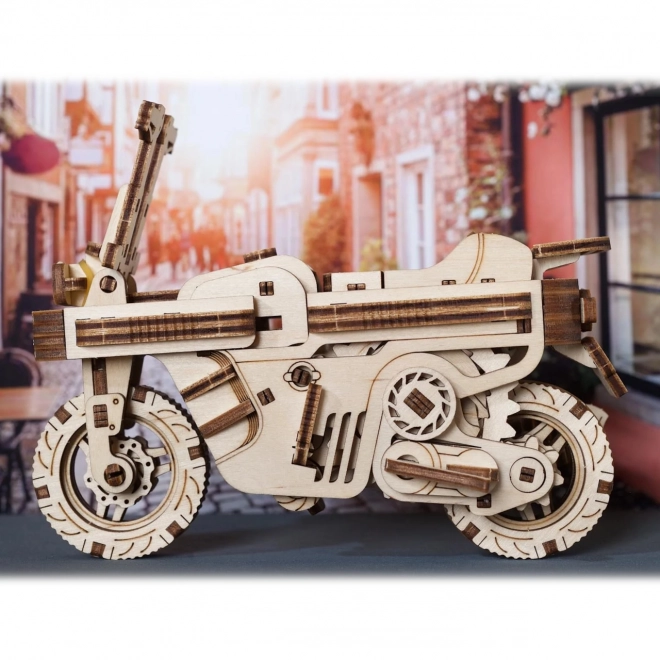 Ugears Wooden 3D Mechanical Puzzle Folding Scooter