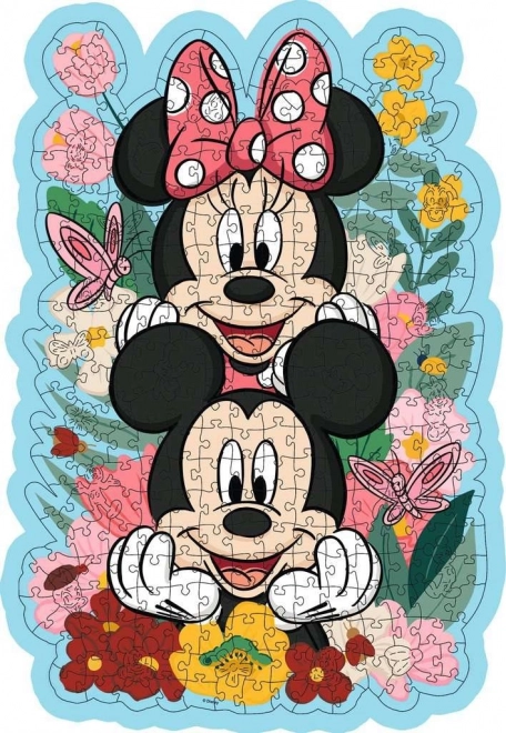 Wooden Puzzle Mickey and Minnie