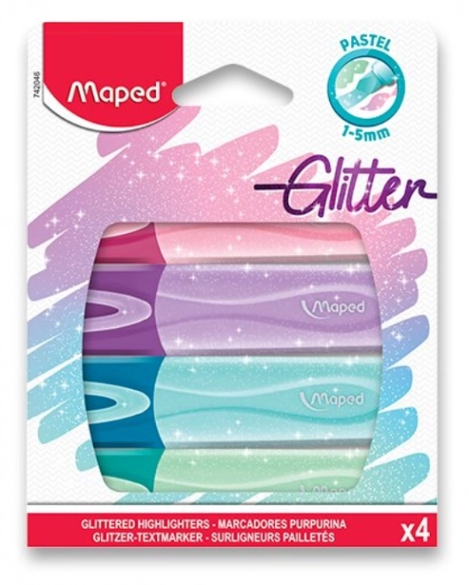 Maped Classic Glitter Highlighters Set