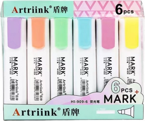 Pastel Highlighters 6 pcs