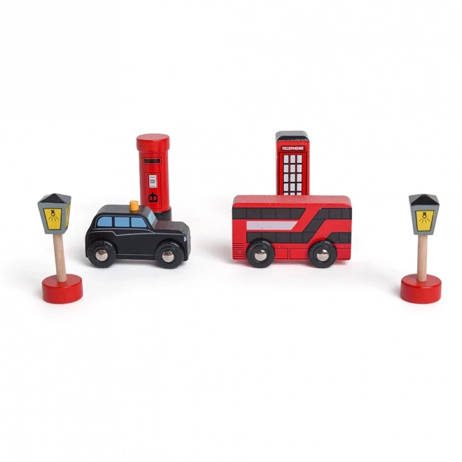 Bigjigs Rail Wooden Traffic Signs Set