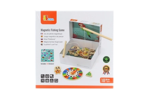 Wooden Magnetic Fishing Game