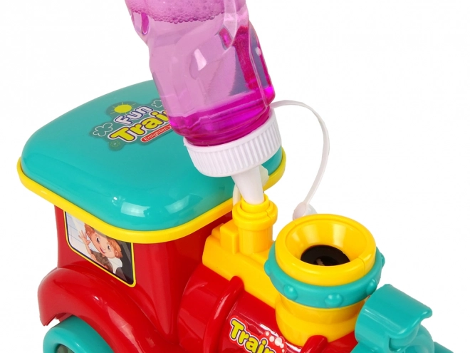 Children's Bubble Locomotive Toy with Sound and Light